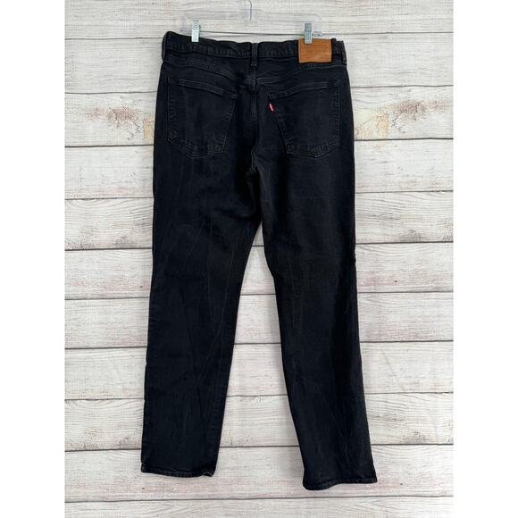Levis Premium 541 Athletic Taper Fit Jeans Mens 36x34 Black Dark Wash Denim - Picture 2 of 10